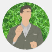 Sticker Rond Algues (Devant)