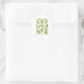 Sticker Rond Algues vertes (Sac)