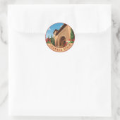 Sticker Rond Alhambra Grenade Espagne Voyage (Sac)
