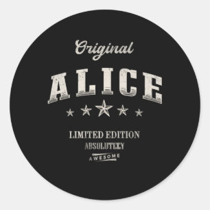 Sticker Rond Alice