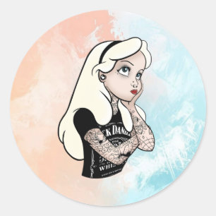 Sticker Rond Alice