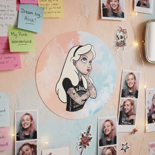 Sticker Rond Alice