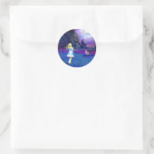 Sticker Rond Alice au pays des merveilles (Sac)