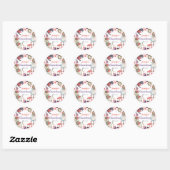 Sticker Rond Alice au pays des merveilles (Feuille)