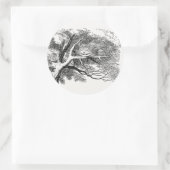 Sticker Rond Alice au pays des merveilles - Cheshire Chat s'est (Sac)