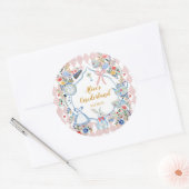 Sticker Rond Alice dans l'Onederland Anniversaire lunaire (Enveloppe)