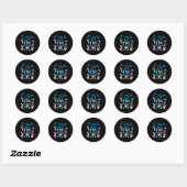 Sticker Rond Alice In Onederland Family Cousin Of The Birthday (Feuille)