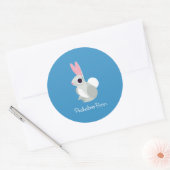 Sticker Rond Alice le lapin (Enveloppe)