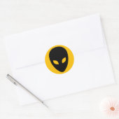 Sticker Rond alien (Enveloppe)