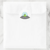 Sticker Rond Alien (Sac)