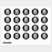 Sticker Rond Alien de perle (Feuille)