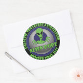 STICKER ROND ALIEN GALAXY #1 (Enveloppe)