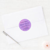 Sticker Rond Alien Sky Entreprise / Profil (Enveloppe)