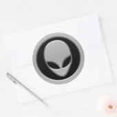 Sticker Rond Alien spatial (Enveloppe)