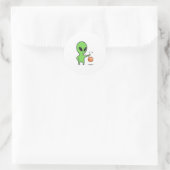 Sticker Rond Alien Stick Ball (Sac)