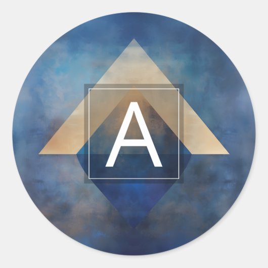 Sticker Rond Alignement Intérieur | Design Minimaliste (Devant)