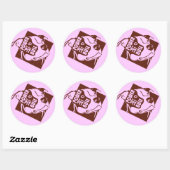 Sticker Rond Alimentation de l'armature (Feuille)