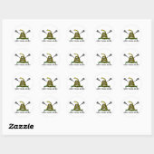 Sticker Rond Alimentation Lax (Feuille)