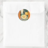 Sticker Rond Aliments santé vintages, Boissons, Petit-déjeuner  (Sac)