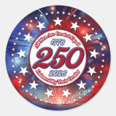 Sticker Rond All Men Are Created Graphics Fireworks Clouds Wh (Devant)