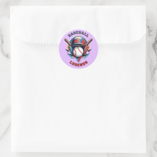 Sticker Rond All-Star Spirit : Classique Baseball Essentials Sp (Sac)