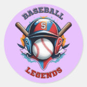Sticker Rond All-Star Spirit : Classique Baseball Essentials Sp (Devant)