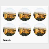 Sticker Rond allambra (Feuille)