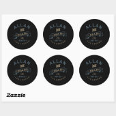 Sticker Rond Allan (Feuille)