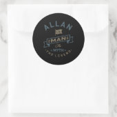 Sticker Rond Allan (Sac)
