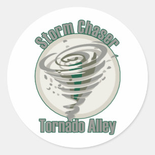 Sticker Rond Allée de tornade