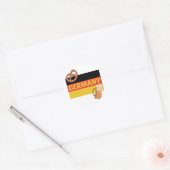Sticker Rond Allemagne (Enveloppe)