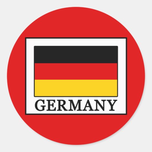 Sticker Rond Allemagne (Devant)