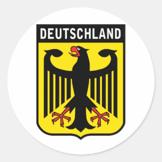 Sticker Rond Allemagne