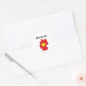 Sticker Rond Allemagne (Enveloppe)