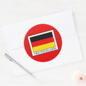 Sticker Rond Allemagne (Enveloppe)