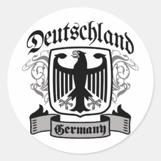 Sticker Rond Allemagne