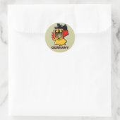 Sticker Rond Allemagne (Sac)