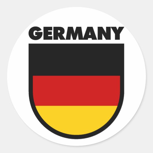Sticker Rond Allemagne (Devant)