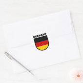 Sticker Rond Allemagne (Enveloppe)