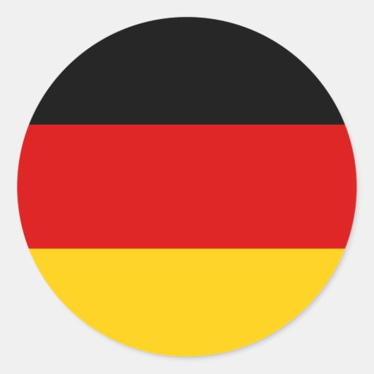 Sticker Rond allemagne (Devant)