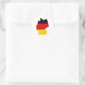 Sticker Rond Allemagne DE (Sac)
