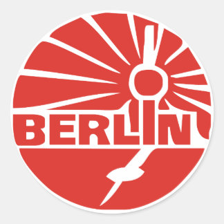Sticker Rond Allemagne de Berlin