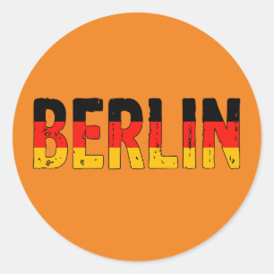 Sticker Rond Allemagne de Berlin
