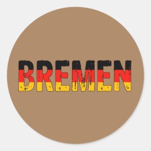 Sticker Rond Allemagne de Brême