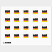 Sticker Rond Allemagne Deutschland Produits & Designs! (Feuille)