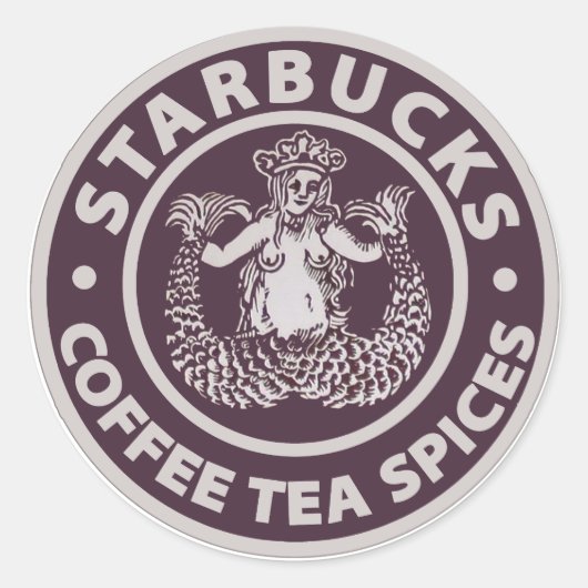 Sticker Rond Aller à 1971 sur un Starbies Run (Devant)