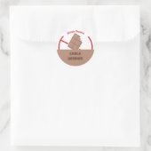 Sticker Rond Allergie Chocolat (Sac)