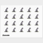 Sticker Rond Alley Cat (Feuille)