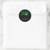 Sticker Rond Alley Gator Funny Bowling (Sac)