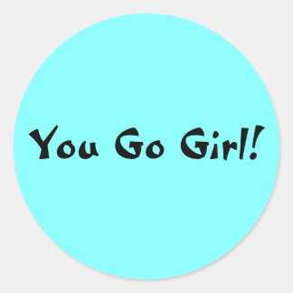 Sticker Rond Allez, fille